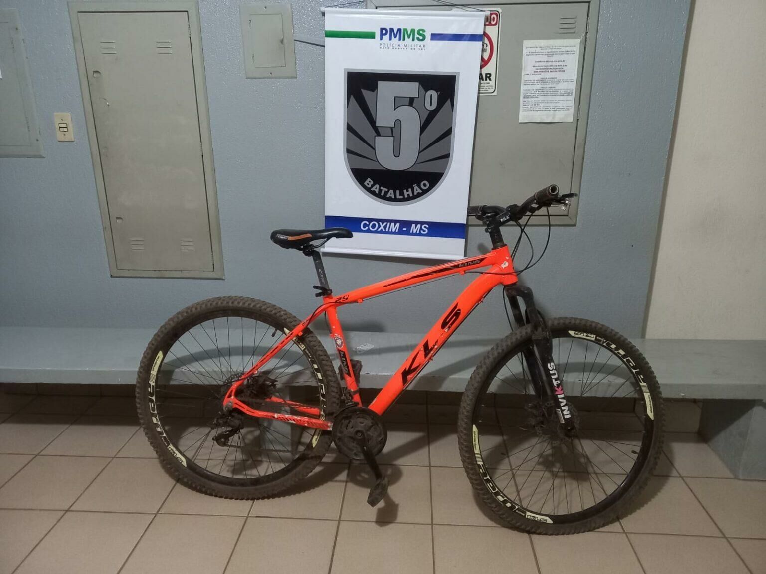 Imagem de compartilhamento para o artigo Polícia Militar localiza bicicleta abandonada na cidade de Coxim da MS Todo dia